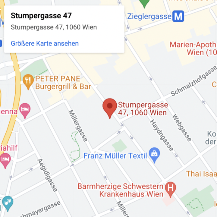 Standort Stumpergasse 47 1060 Wien